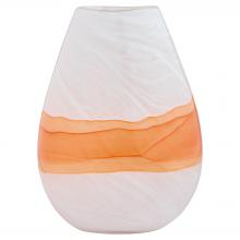 Cyan Designs 12074 - Pacaya Vase | White | Orange | Stout