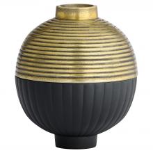 Cyan Designs 12166 - Orb Box | Matte Black | Antique Brass