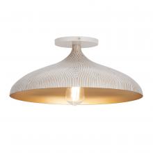 Maxim 10910WTGLD - Fleur-Flush Mount