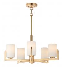 Maxim 21286SWSBR - Dart-Single-Tier Chandelier