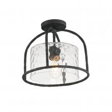 Maxim 31841WGBS - Del Mar-Outdoor Flush Mount