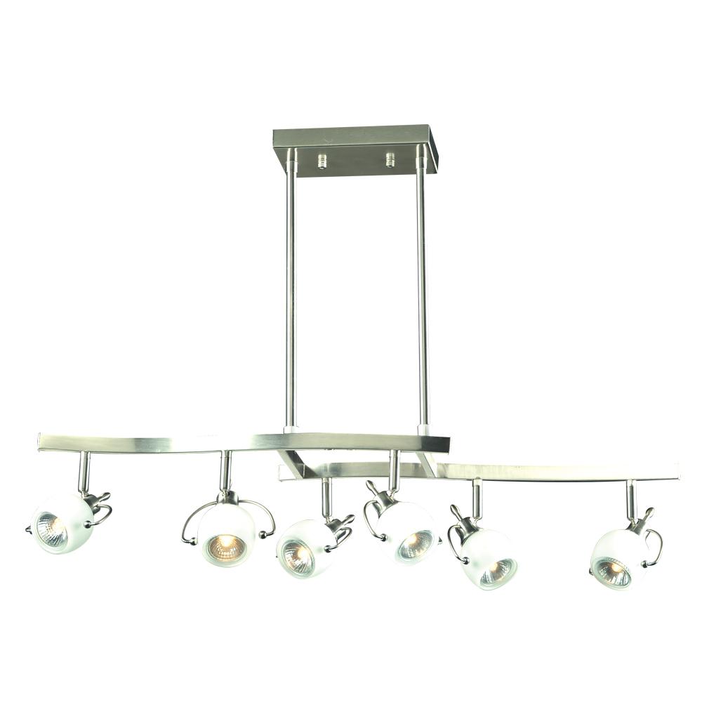 6 Light Pendant Light Focus Collection 5356 SN