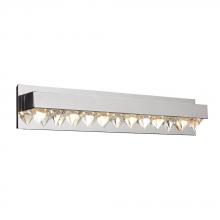 PLC Lighting 18166 PC - 6 Light Vanity Crysto Collection