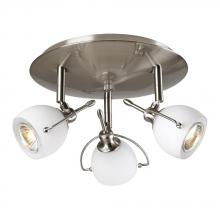 PLC Lighting 5358 SN - 3 Light Ceiling Light Focus Collection 5358 SN