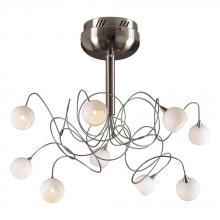 PLC Lighting 6039 SN - 9 Light Ceiling Light Fusion Collection 6039 SN