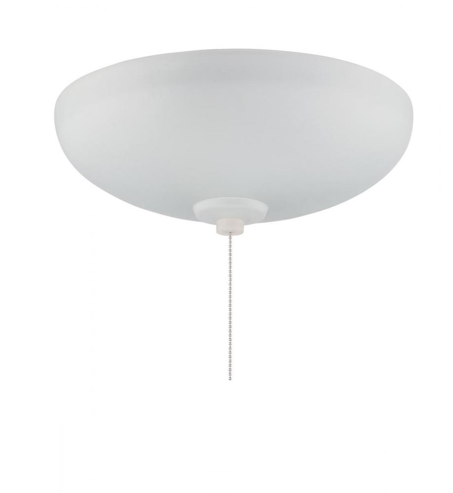 3 Light Elegance Bowl 12" LED Light Kit (White Frost Glass)