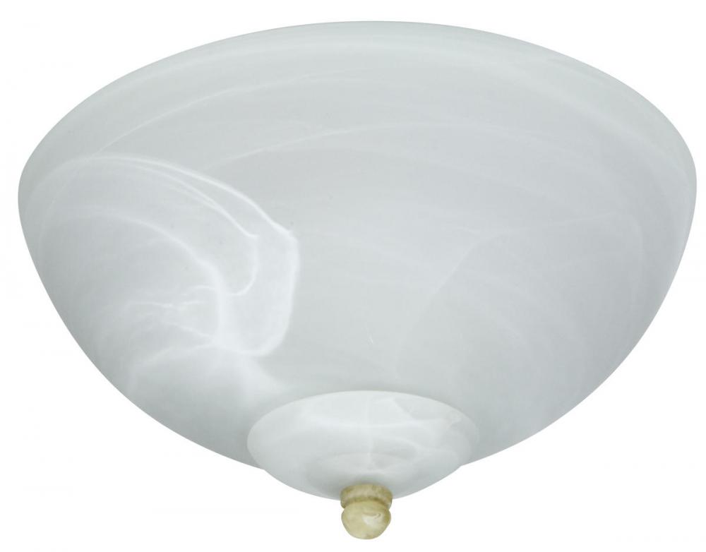 2 Light Universal Bowl Light Kit (Alabaster Glass)