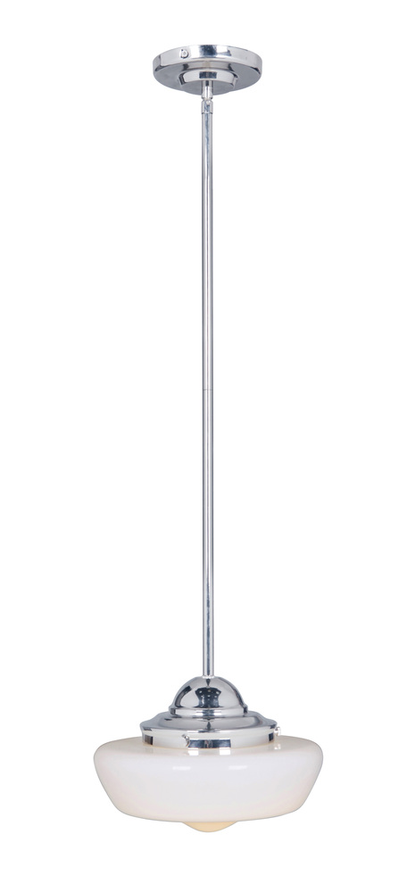 1 Light Mini Pendant with Rods in Polished Nickel