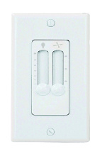 Craftmade CM-7W-LED - 4 Speed Fan/Full Range Light Control-LED - White