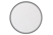 Craftmade MIR3201CL-FB3C - Ross 32" Framed Round Front Lit LED Mirror, Defogger & Dimmer, 3000-5000K, in Flat Black