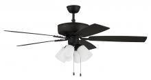Craftmade P114ESP5-52ESPWLN - 52" Ceiling Fan w/Blades, 4 White Frost LED Lights