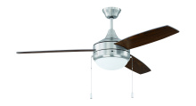 Craftmade PHA52BNK3 - 52" Ceiling Fan w/ 3 Blades, LED Light Kit