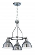 Craftmade 35923-AN - Timarron 3 Light Down Chandelier in Antique Nickel