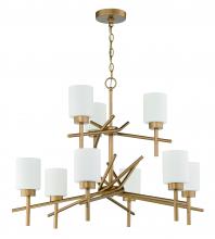 Craftmade 54629-SG - Cadence 9 Light Chandelier in Soft Gold