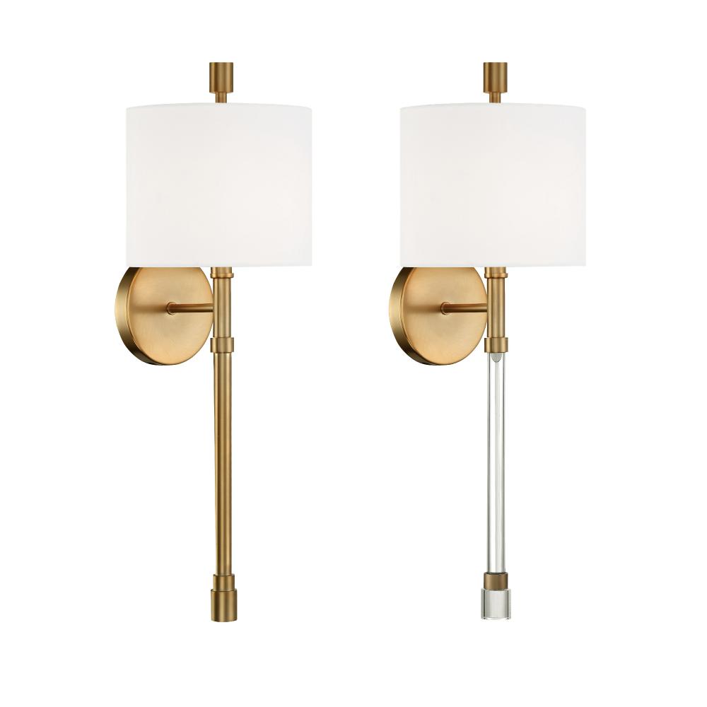 Rachel 8'' Vibrant Gold Sconce