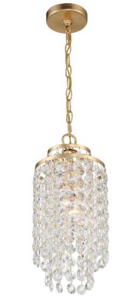 Gabrielle 1 Light Antique Gold Mini Pendant