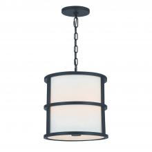 Crystorama 9593-MK - Brian Patrick Flynn Hulton 3 Light Matte Black Mini Pendant