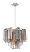 Crystorama ADD-300-CH-AU - Addis 17.75'' Polished Chrome Chandelier