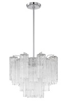 Crystorama ADD-300-CH-CL - Addis 4 Light Polished Chrome Mini Chandelier