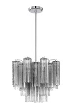 Crystorama ADD-300-CH-SM - Addis 17.75'' Polished Chrome Chandelier