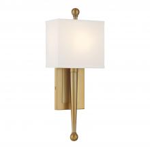 Crystorama ARD-832-VG - Ardson 7'' Vibrant Gold Sconce