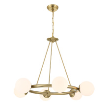 Crystorama ED0161006VG - Maverick 33.5'' Vibrant Gold Chandelier