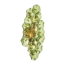 Crystorama ESM-4001-AG-GR - Esme 23'' Aged Brass Sconce