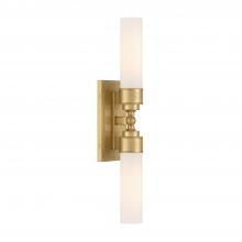 Crystorama WLX-302-AG - Wilcox 4.75'' LED Aged Brass Sconce