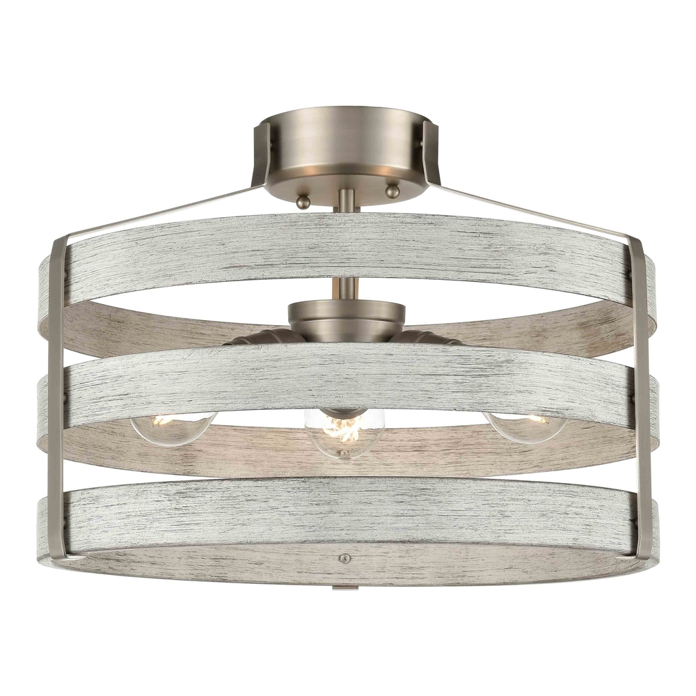 FORT GARRY 3 LT SEMI FLUSH