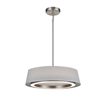 DVI DVP41008SN-GY-CCT - CELENE Ø18" LED PENDANT