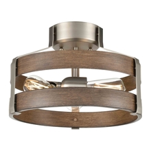 DVI DVP41811BN+BAW - FORT GARRY 3 LT SEMI FLUSH