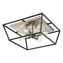 DVI DVP43812SN+GR - Cabot Trail Large Semi Flush Mount