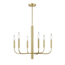 DVI DVP44026MF+PSB - Olivia 6 Light Chandelier