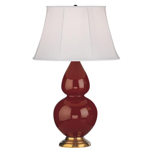 Oxblood Double Gourd Table Lamp