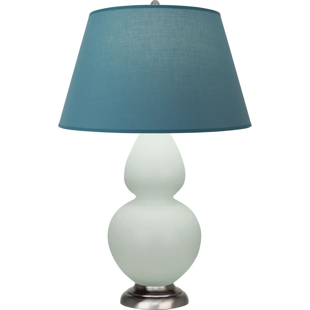 Matte Celadon Double Gourd Table Lamp