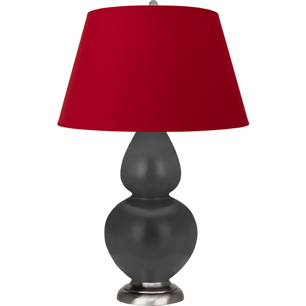Matte Ash Double Gourd Table Lamp