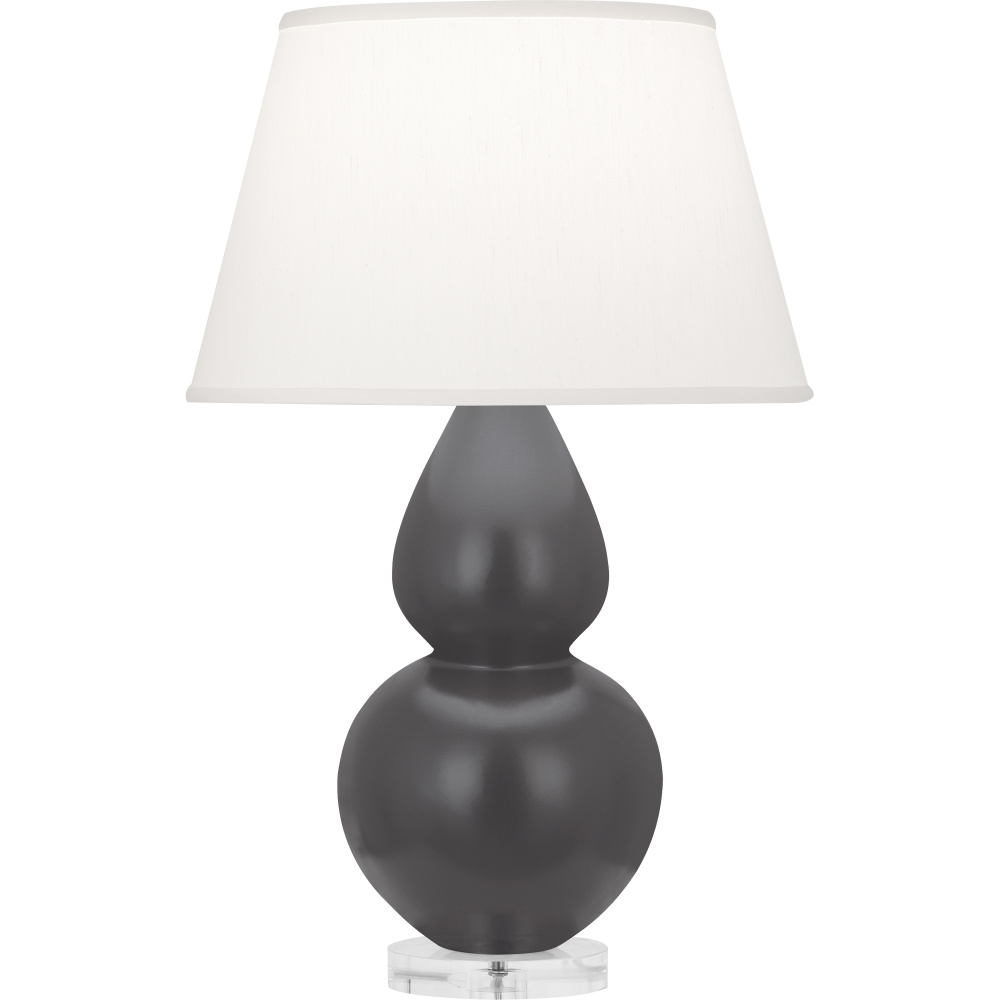 Matte Ash Double Gourd Table Lamp