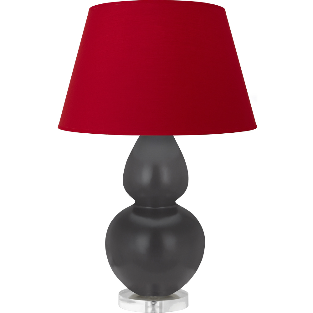 Matte Ash Double Gourd Table Lamp