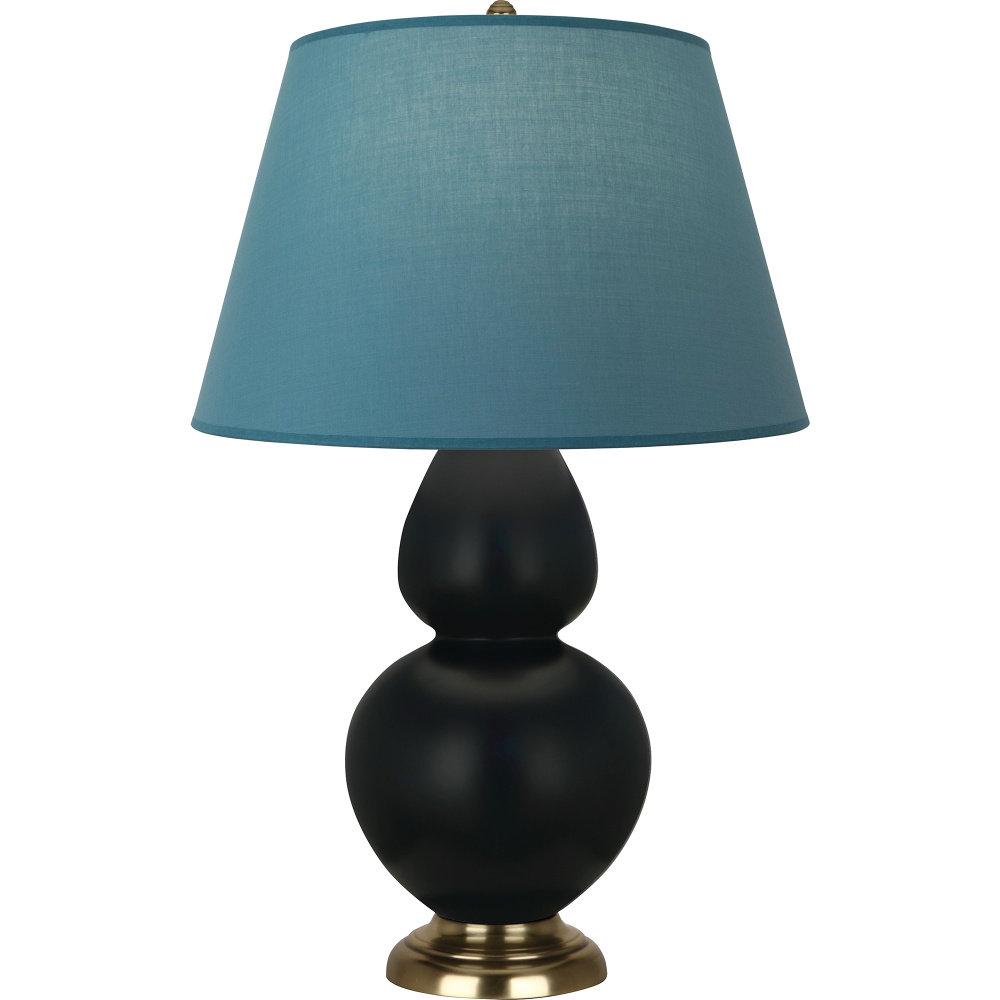 Matte Obsidian Double Gourd Table Lamp