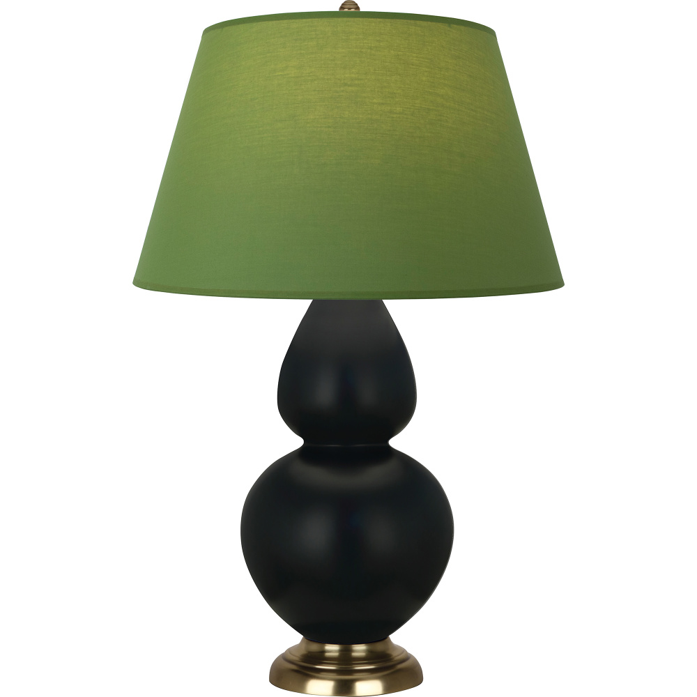 Matte Obsidian Double Gourd Table Lamp