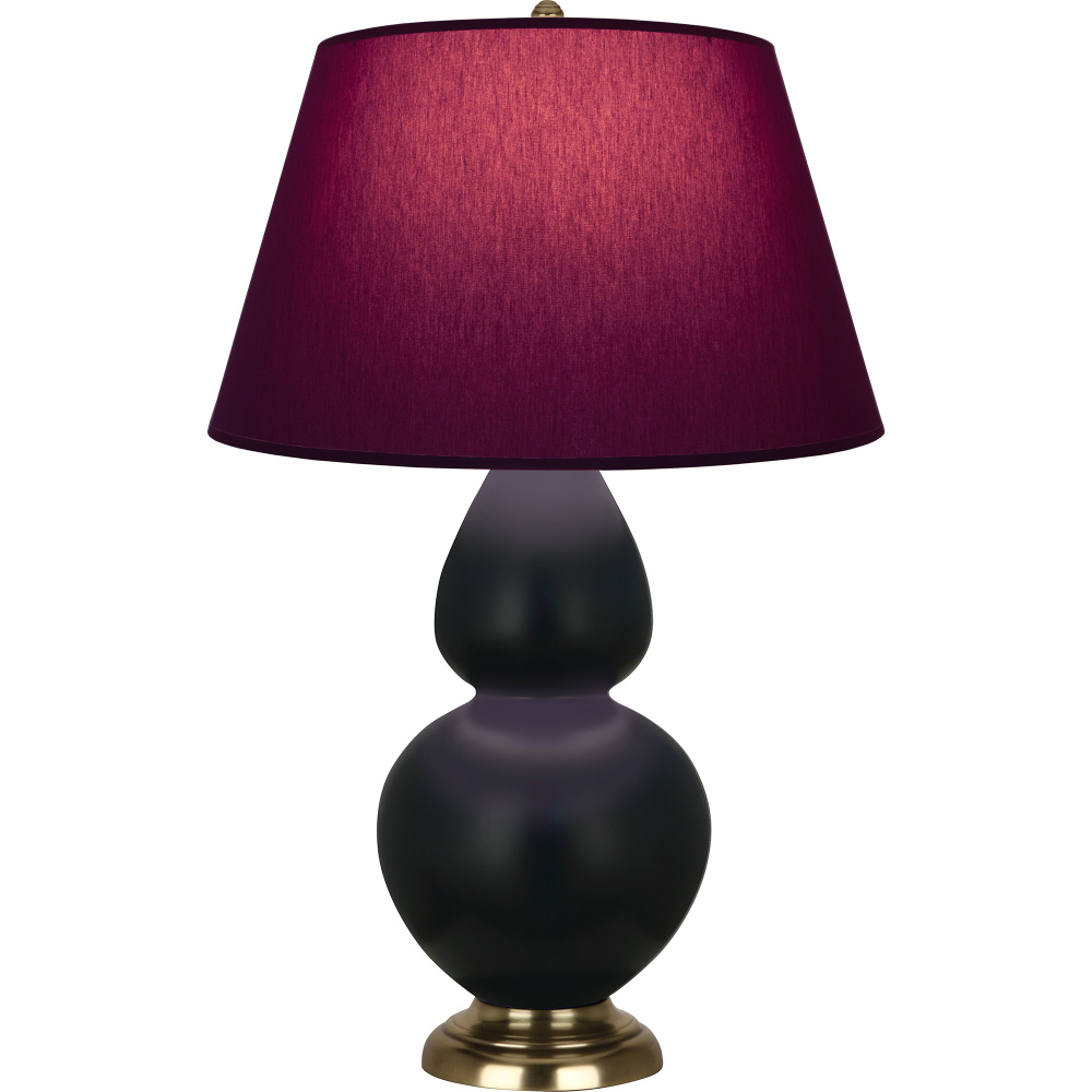 Matte Obsidian Double Gourd Table Lamp