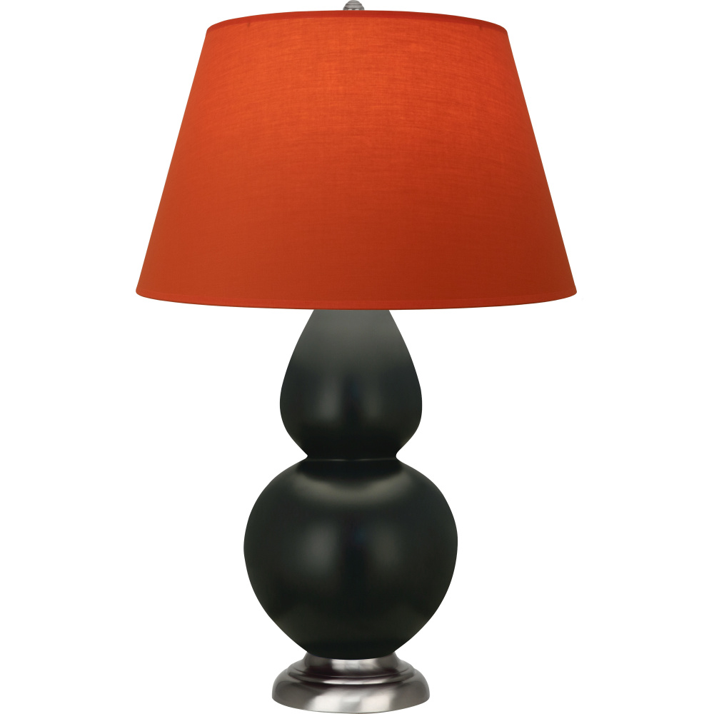 Matte Obsidian Double Gourd Table Lamp