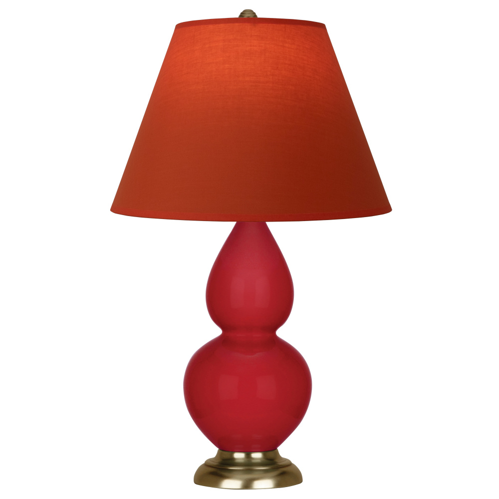 Ruby Red Small Double Gourd Accent Lamp