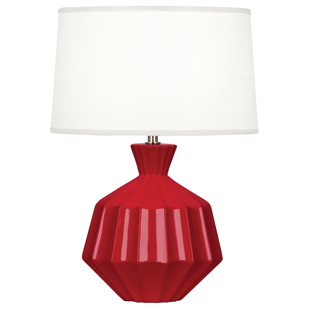Ruby Red Orion Accent Lamp