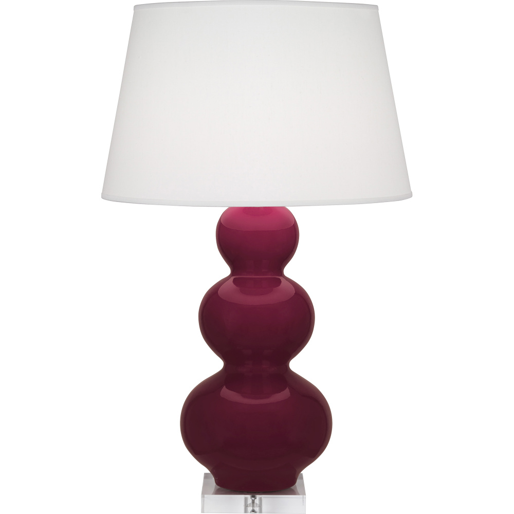 Sugar Plum Triple Gourd Table Lamp