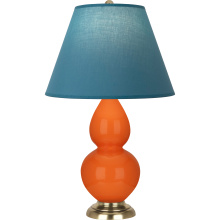 Robert Abbey 1685B - Pumpkin Small Double Gourd Accent Lamp