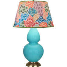 Robert Abbey 1740S - Egg Blue Double Gourd Table Lamp
