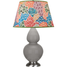 Robert Abbey 1750S - Smokey Taupe Double Gourd Table Lamp