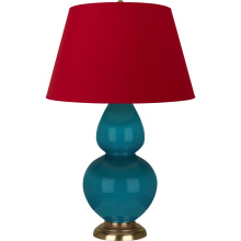Robert Abbey 1751R - Peacock Double Gourd Table Lamp