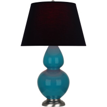 Robert Abbey 1753K - Peacock Double Gourd Table Lamp